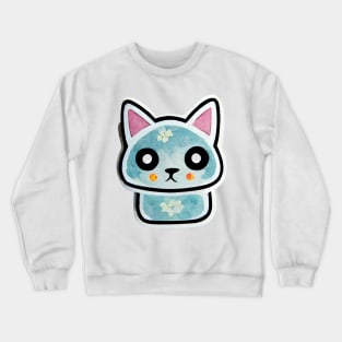 Skeptical Cat Crewneck Sweatshirt